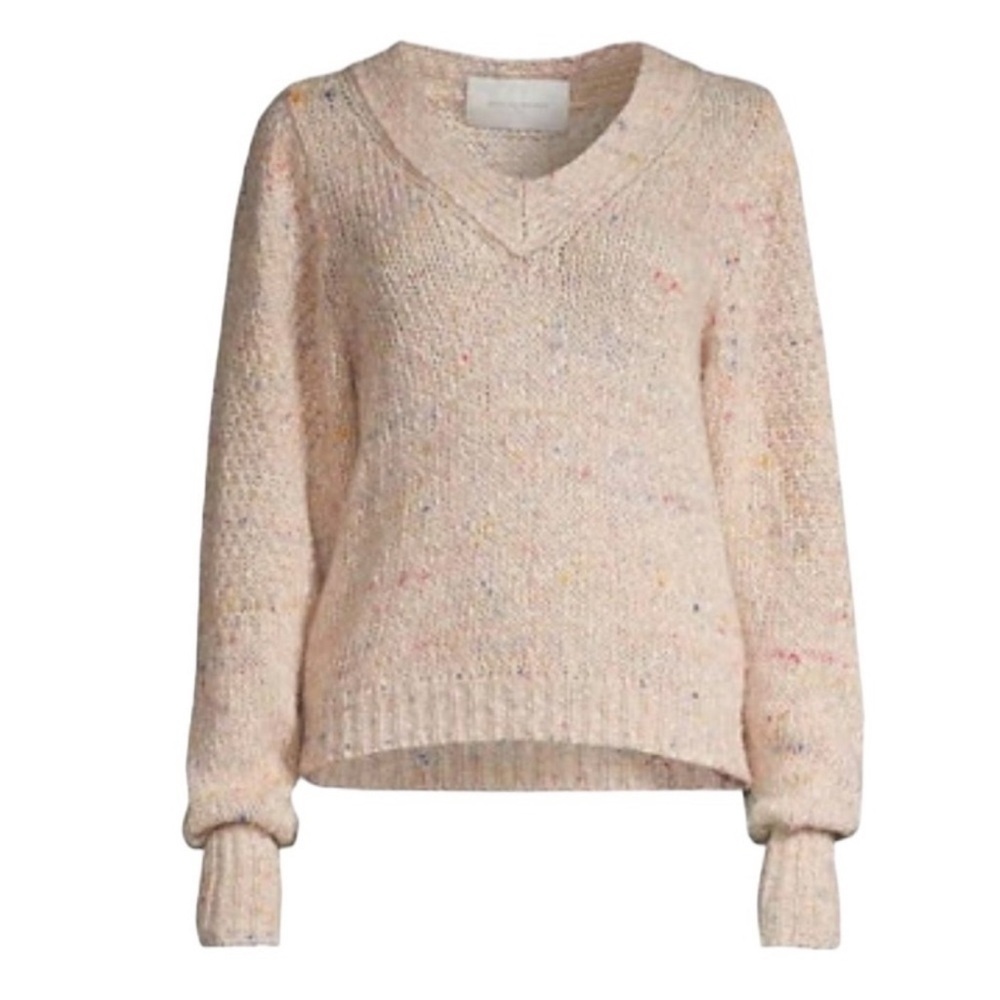 BROCHU WALKER ANDRAIN ALPACA WOOL SAFFRON
MULTI COLOR SWEATER SIZE XS - Picture 6 of 15
